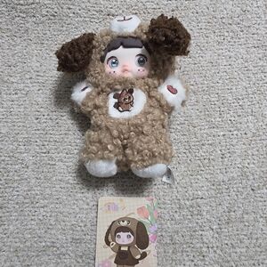 Brown Plush Doll in Sheep Costume